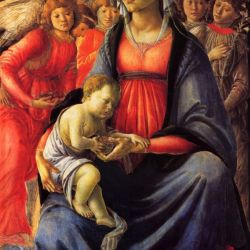 The Virgin and Child surrounded by Five Angels